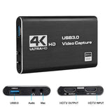 Tarjeta de captura de video 4K 1080P 60 fps HD, caja de grabación para cámara, compatible con HDMI a USB 3.0, grabadora de transmisión en vivo para PC