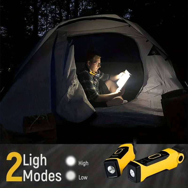 2 Pack Rechargeable LED Neck Reading Light Two Brightness Levels For Reading, Knitting, Camping & Repairing  Led Work Light