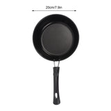 1PC 12-20cm Mini Frying Pan Non-Stick Thickened Stainless Steel Frypan Pot Fried Eggs Saucepan Gas/Induction Kitchen Cookware 
﻿