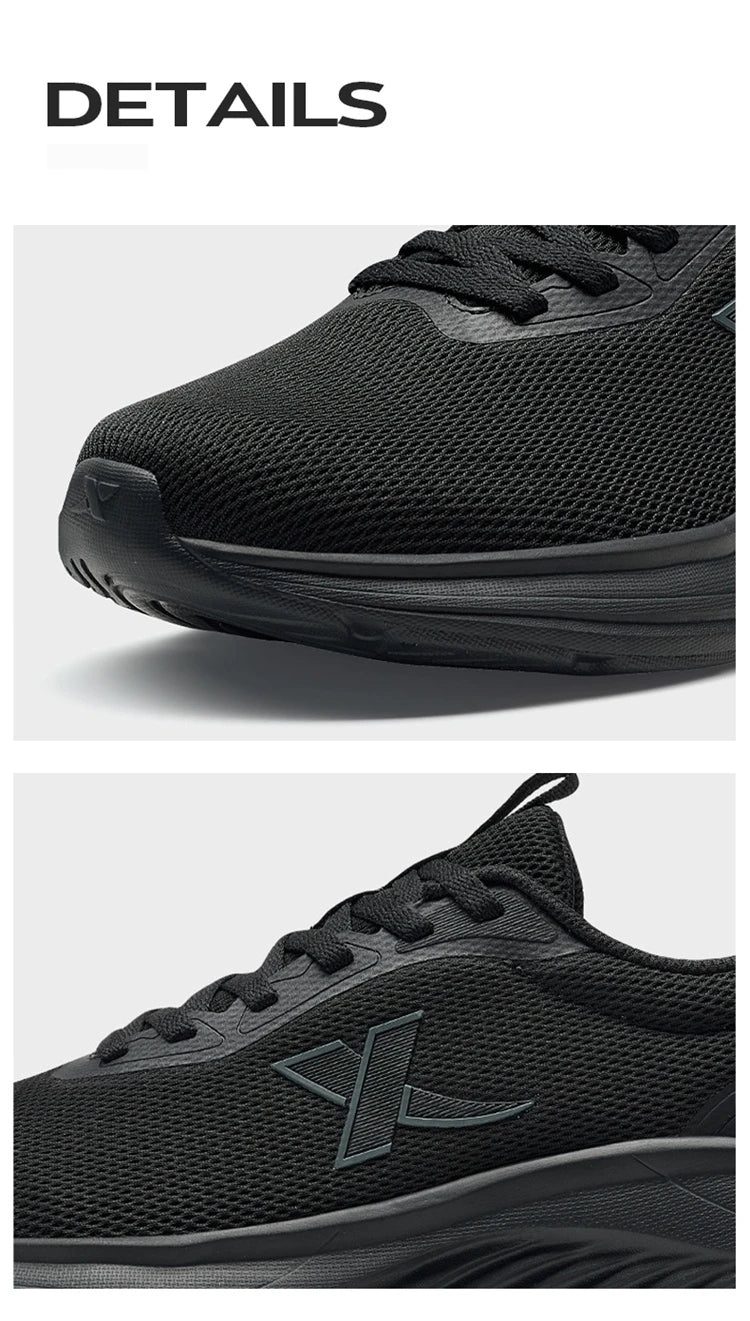 Xtep Running Shoes For Men 2025 Summer Breathable Mesh Shoes Soft-soled Shock Absorbing Lightweight Sports Shoes 875419110053