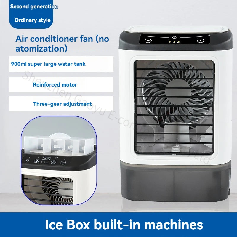 New Household Air-conditioning Fan, Mini Electric Fan in Dormitory, Small Air-conditioning Office, Small Movable Air Cooler