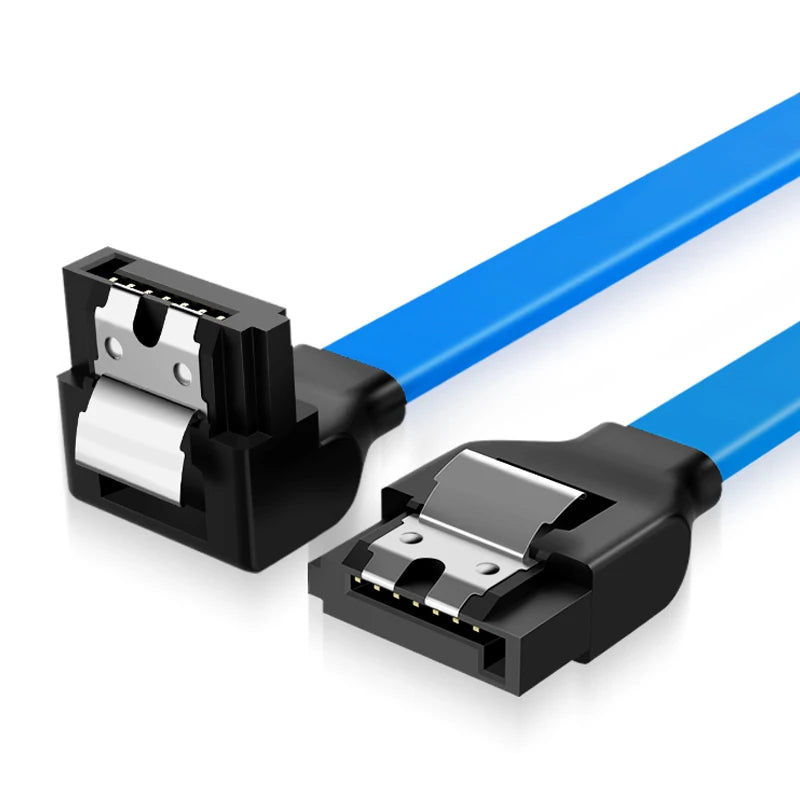 Cable de datos serial para disco duro de estado sólido Sata 3.0 de 40/50 cm, 6 Gb/s, multiespecificación, flexible, de transmisión rápida.
