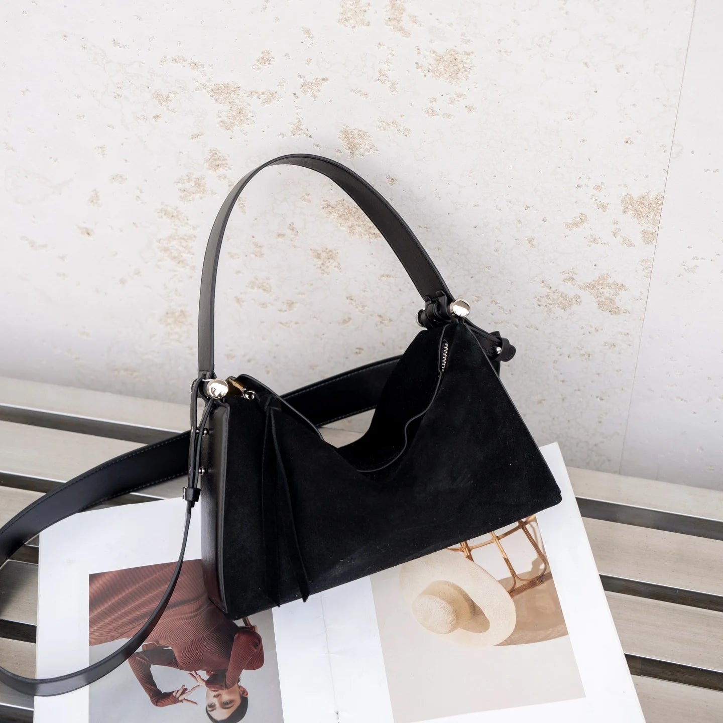 New Genuine Leather Luxury Designer Women's Shoulder Crossbody Underarm Bags Cowhide Ladies' Large Capacity Tote Bag Fashion Purse