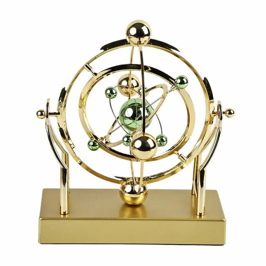 Rotating Magnetic Wobbler Earth Perpetual Motion Desktop Desktop Office Model Ornament Simple Usb Decor Decor Orb M1u8