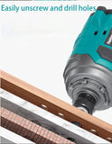 Heimerdinger Brushless Cordless Impact Driver ,1/4-Inch 6.35mm Hex Impact Driver,High Torque 220N.m Variable Speed