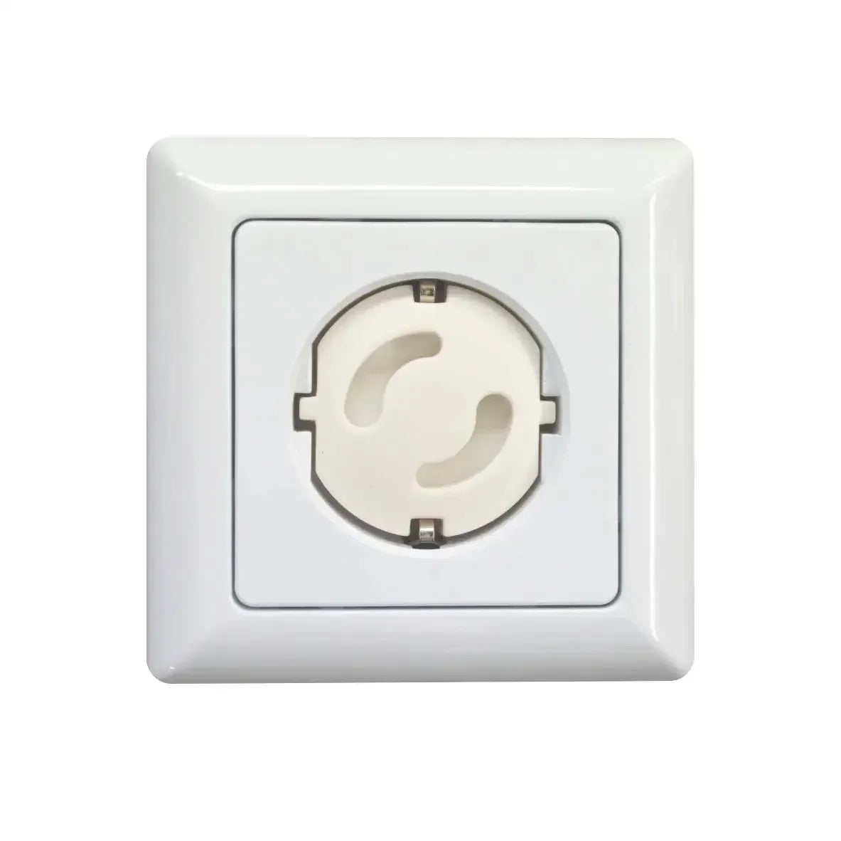 10 protectores de enchufes con orificio para descarga eléctrica, para niños, bebés, seguridad eléctrica, cierre de plástico, tapa de salida.