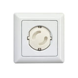 10 protectores de enchufes con orificio para descarga eléctrica, para niños, bebés, seguridad eléctrica, cierre de plástico, tapa de salida.