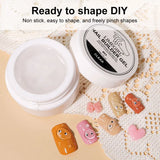 LIMEGIRL 15g Non-Stick Extension Gel UV Quick Build Solid Nail Extension Gel 3D Shaping Nail Art Solid Milky Jelly Hard Gel