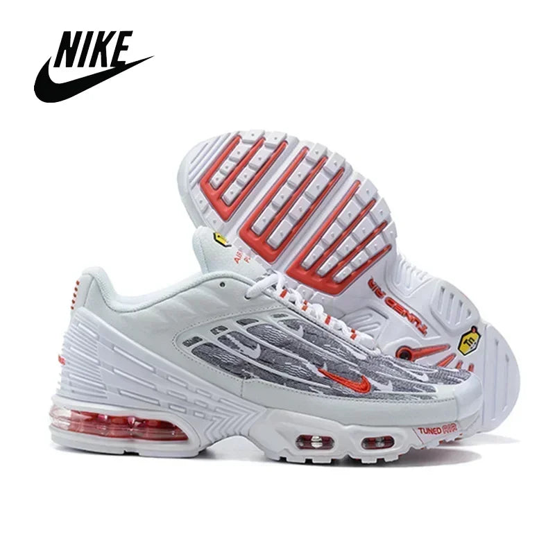 Nike TN Air Max Plus Frequency Pack Yellow Black Men Running Shoes Comfortable Sports Lightweight Sneakers AV7940-700 Original
