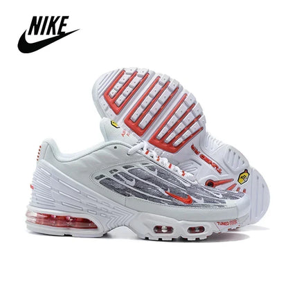 Nike TN Air Max Plus Frequency Pack Yellow Black Men Running Shoes Comfortable Sports Lightweight Sneakers AV7940-700 Original