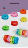 Children's Creative Magnetic Math Tesseract Toy Arithmetic Intelligence Early Education Toys Add Subtract Multiply Divide Toy
