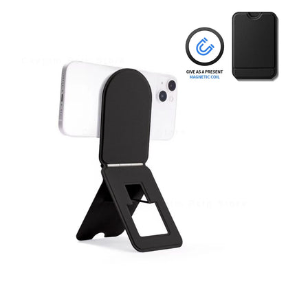 Soporte de teléfono plegable portátil para iPhone 11, 12, 13, 14, 15, 16 Pro Max Plus, soporte magnético de escritorio con ángulo ajustable