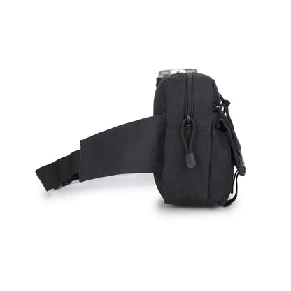 Tactical Running Waist Bag Outdoor Small Waterproof Canvas Backpack Unisex Sports Functional Bottle Carrier For Outdoor Activiti
