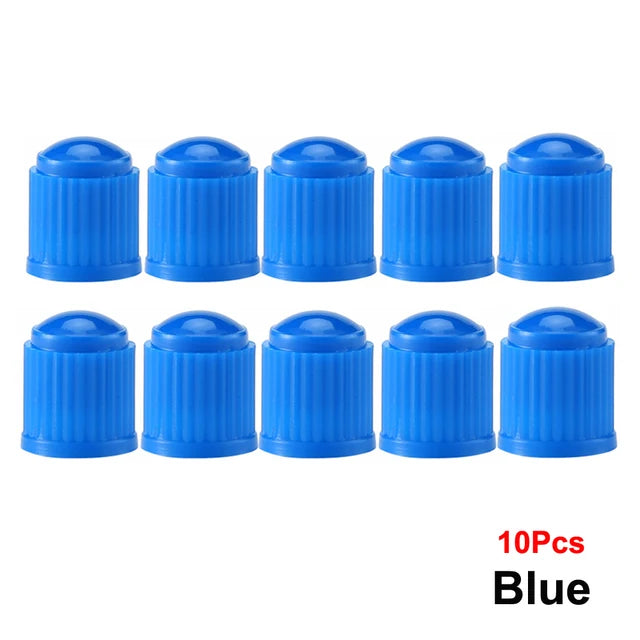 AUTCOAT-Tire Stem Valve Caps, Plastic Valve Caps, Universal Stem Covers for Cars, SUVs, Bike &amp; Bicycle, Trucks, Motorcycles 