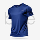 Long and Short-Sleeved T-Shirt Fitness Sports Tops Morning Running Ice Silk Quick Dry Outdoor Mountaineering Gym Clothing Men