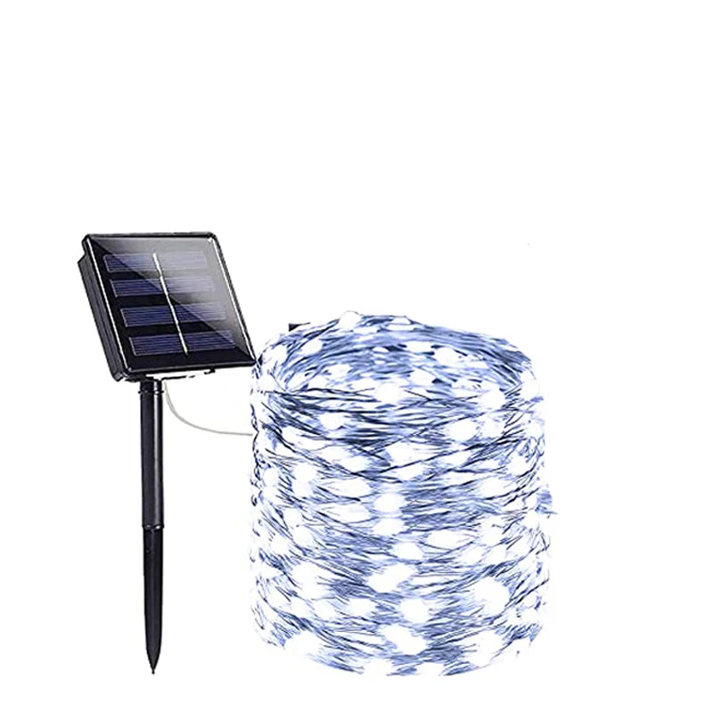 32m/22m/11m/7m solar led luz ao ar livre festão lâmpada jardim luz de fadas corda à prova dwaterproof água natal guirlanda quintal decoração luz
