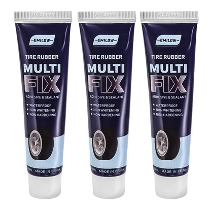 Strong Rubber Tire Repair Glue, resistente ao desgaste, não corrosivo, adesivo, colagem, reparação de pneus de carro, selante, 50ml, 3 pcs