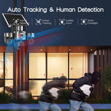 20MP 4G Sim Solar Camera WiFi 10X Optical Zoom 3-PTZ 4-Lens 3-Screens Outdoor Wireless Security Cameras Auto Tracking CCTV V380