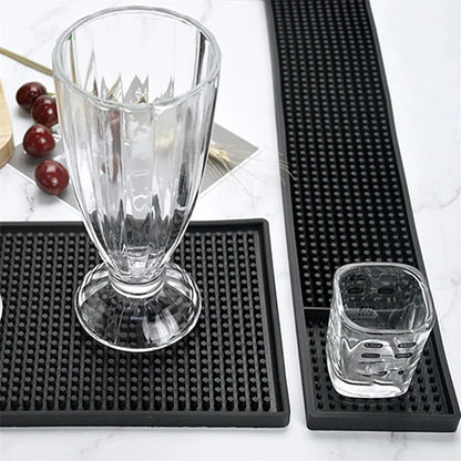 PVC Bar Mat Anti-slip Cafe Bar Mats Home Cup Mat Waterproof Heat Resistant Durable Drain Bar Service Spill Mat for Home Bar Cafe