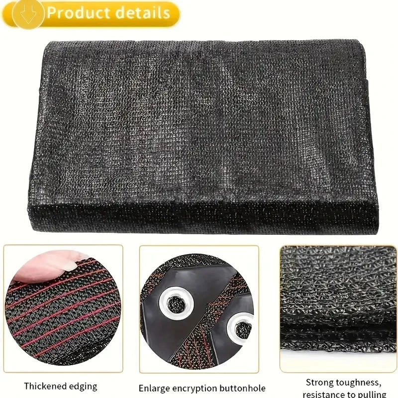 Summer Sunshade Net Garden Room, Sunscreen Shading Sails, Sun Protection, Shading Mesh, Outdoor Camping, Car Sun Cover