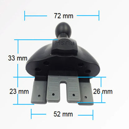 Car CD Slot Mobile Phone Holder Accessories 17mm Ball Head Base for Car CD Slot Mount for iPhone Samsung Xiaomi GPS Brackets