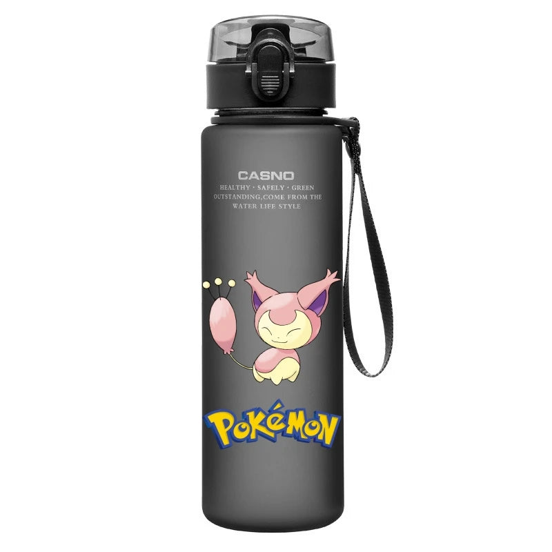 Pokémon Water Cup Anime Portable Children's Cute Pikachu Mewtwo Plastic Cartoon Outdoor Sports Large Capacity Water Bottle Gifts