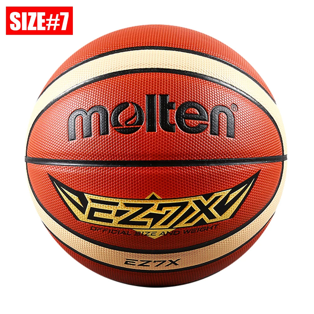 2025 Molten Basketball Official Size 7/6/5 PU Material Indoor Outdoor Men Ball Training Match Game Team Original Baloncesto