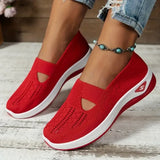 Women's Solid Color Breathable Sneakers, Soft Sole Shoes, Lightweight Shoes, Mesh Casual Shoes 