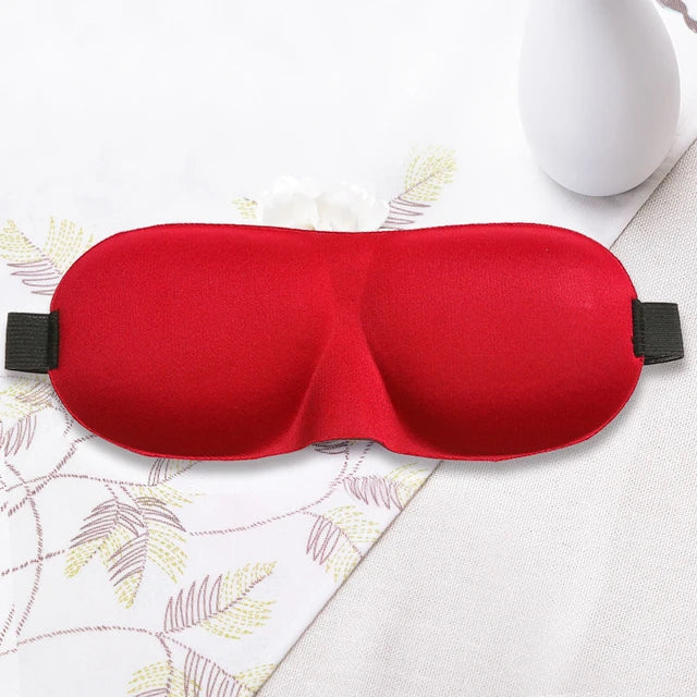 Antifaz 3D para dormir, ideal para viajes, ayuda para el descanso, cubre ojos, parche, venda suave y masajeador relajante. 
