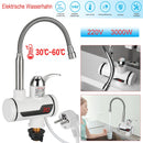 3000W Electric Kitchen Water Heater Tap Instant Hot Water Faucet Heater Cold Heating Faucet Tankless Instantaneous Water Heater