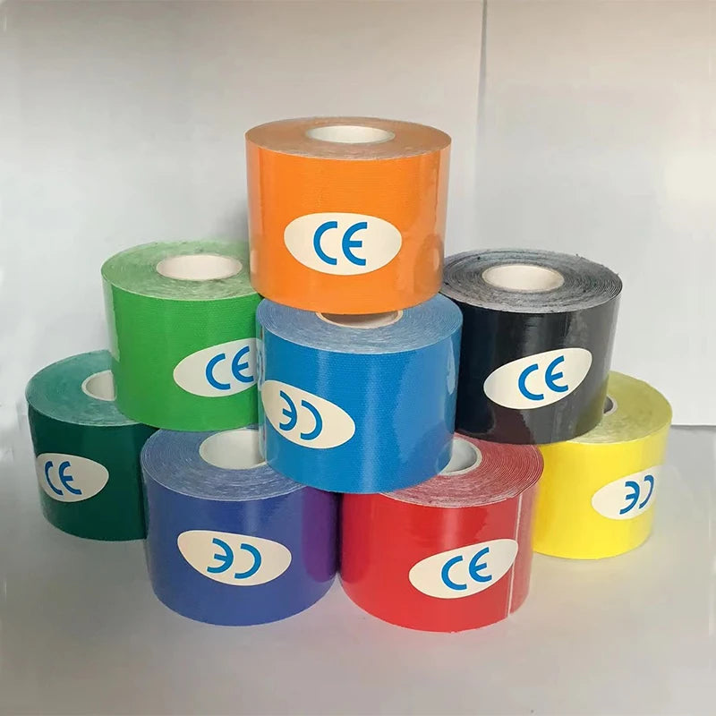 Sports Waterproof Kinesiology Tape Stickers Athletic Bandage Muscle Recovery Protector Strapping Pain Relief Tennis Gym