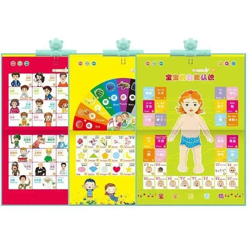 Point To Read Audio Point Reading Children Books Early Education Machine Kids Learning Chineses English Language