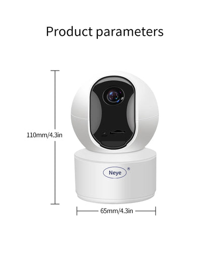 8MP 4K WiFi Security Indoor Camera 5X Digital Zoom Pan Tilt IP Camera Ai Automatic Tracking Night Vision Intercom Security