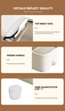 10KG Rice Storage Box Home with Lid Insect Proof Moisture Proof Rice Box Grain Sealed Jar Kitchen Container Storing Dry Grain