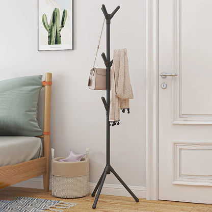 Perchas irregulares de suelo fáciles de montar, perchas de hierro forjado para oficina, perchas verticales para dormitorio, perchas creativas para vestíbulo