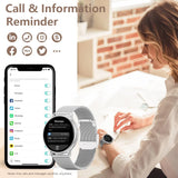 MEVADEN 1.32 inch Female Fashion Smart Watch Bluetooth Call Women Sport Fitness Tracker Health Monitor Smartwatch for Ladies Y22