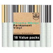 Permanent Adhesive Vinyl for Cricut Machine, Mirror Vinyl Sheets for Decoration, 12in x 12in 