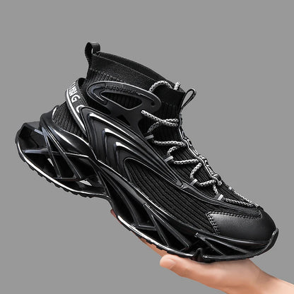 Mens Sneakers Flat Comfortable Fashion Tennis Sports Running Shock-absorbing Gym Male Casual Sports Shoes for Man