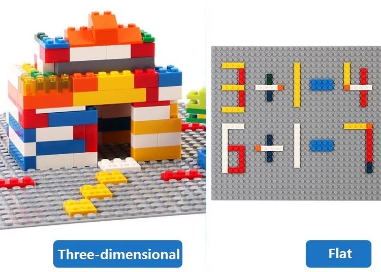 Placa base de 32 x 32, 16 x 32, 16 x 16 puntos, bloques de construcción, placa base de plástico para bricolaje, accesorios de ladrillo clásicos, juguete para niños
