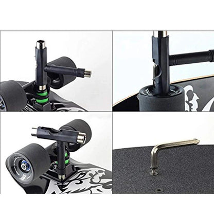 Llave Allen profesional tipo T para patineta, herramientas para longboard, patineta, tabla, patín, llave inglesa, piezas