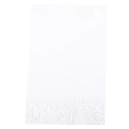 Classic Solid Colors Scarves Men Cashmere Soft Knitted Striped Scarf Long Tassel Neck Warmer Men'S Winter Scarf 2023 New