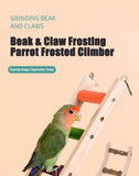 4/6/8 Step Bird Climbing Ladder Parrot Toy Ladder Bird Interaction Fun Climbing Toys Wooden Exercise Rack