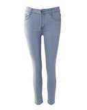Pants for Woman 2023 Spring Casual Denim Zipper Fly High Elastic Skinny Pencil Jeans Fashion All-Match Female Trousers