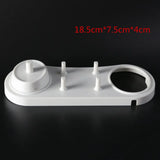 1Pc Oral B Electric Toothbrush Holder Bracket Bathroom Stand Base Support with Charger Hole for Tooth Brush Heads