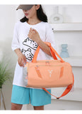 Women's Sports Gym Handbag Waterproof Fitness Training Bag Dry Wet Swimming Tote With Shoes Pocket Travel Luggage Shoulder Bags
