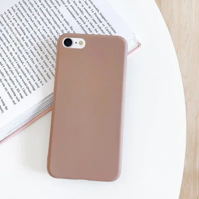 Funda para iPhone 7, 8, SE (2020, 2022), a prueba de golpes, TPU, silicona líquida, carcasa trasera protectora para iPhone SE (2020, 2022), funda blanda.
