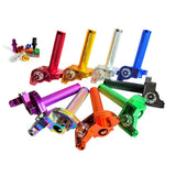 22MM Throttle Twist Grips CNC Aluminum Motorcycle Grips Cable for ATV Scooter Moped Quad Bike Motorcycle Accessories Universal
