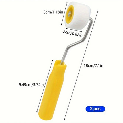 Mini Paint Rollers Doors And Ceilings Wool Brushes Extra Small Paint Touch Up Trim Edge Brush Roller wall repair paint brush