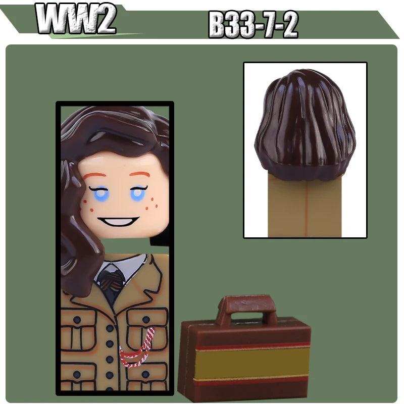 WW2 Military Soldier Figures Building Blocks Soviet British Army German Camouflage Warrior Infantry Accessories Bricks Toys Gift