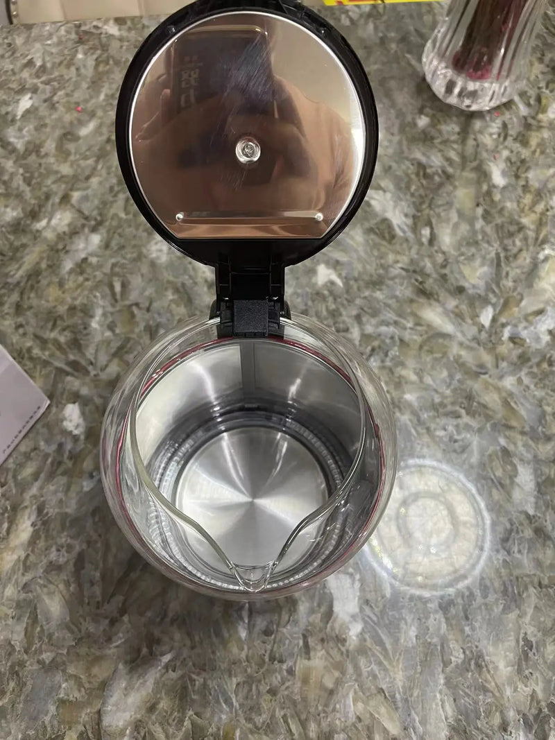 220V 2000ML Glass Electric Kettle Water Fast Boiling Pot Multi Cooker Household Heating Kettle Pot